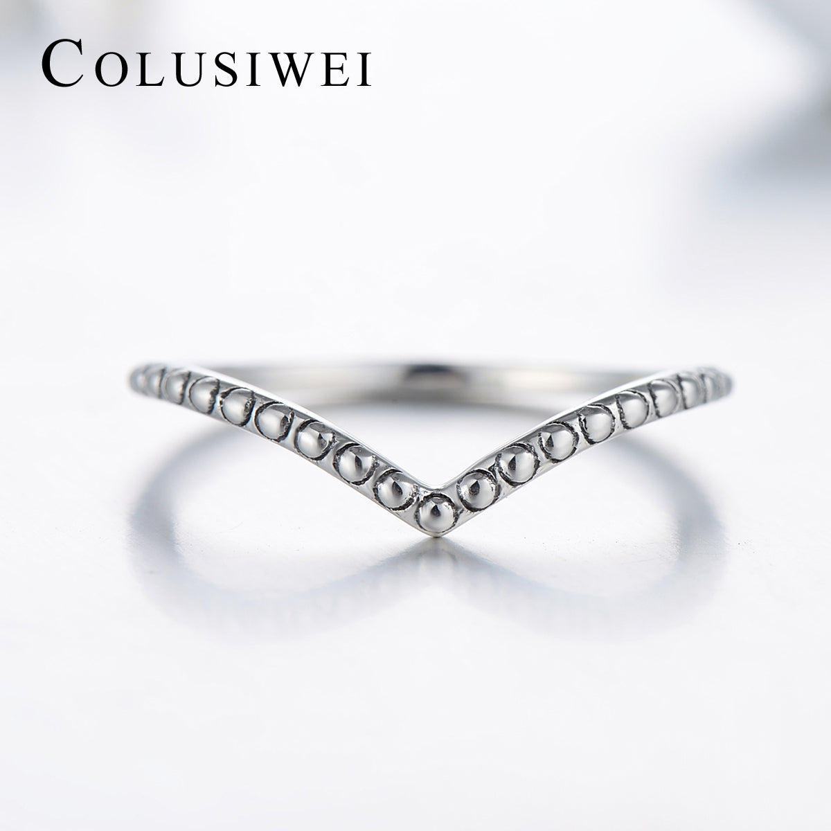 Importé - Bague de Fiançailles en Etoile Argent