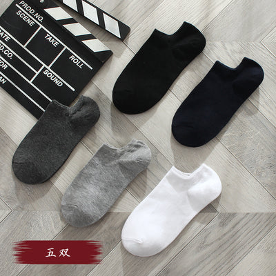 Importé - Lot de 5 Paires de Chaussettes Sport 100% Coton Tendance