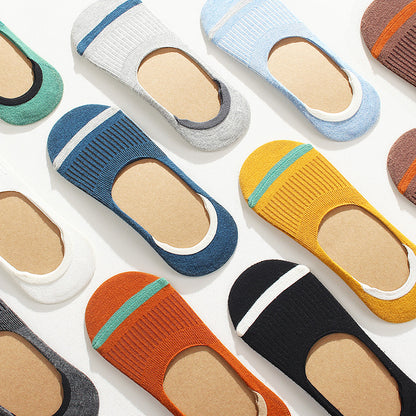 Importé - Lot de 5,7 et 10 Paires de Chaussettes Invisibles En Antidérapantes En Silicone