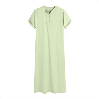 Importé - Boubou Homme Marocain Manches Courtes