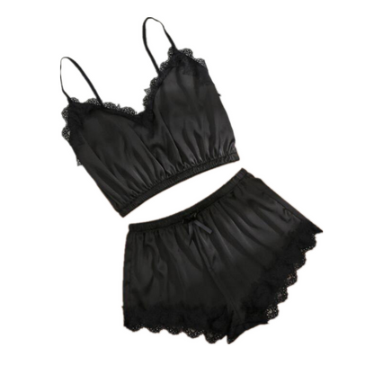 Importe - Pyjama Sexy  Femme 2 Pièces En Dentelle