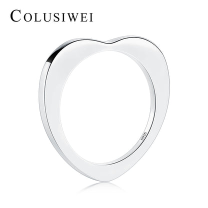 Importé -  Bague Argent en Cœur
