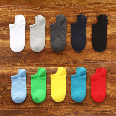 Importé - Lot de 5 Paires de Chaussettes Sport 100% Coton