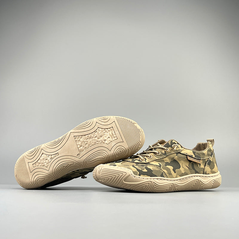 Importé - Chaussure Homme Sport Basket Basses Camouflage En Toile