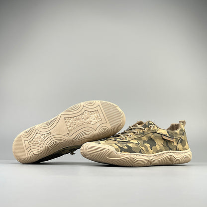 Importé - Chaussure Homme Sport Basket Basses Camouflage En Toile