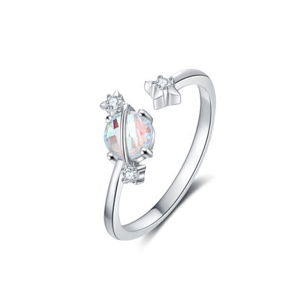 Importé - Bague Motif en  Feuille