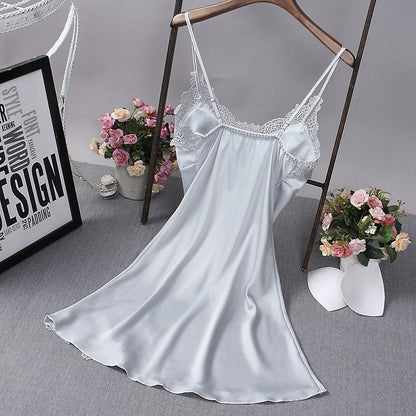Importe - Robe De Nuit  Sexy Femme En Dentelle Avec Bretelles