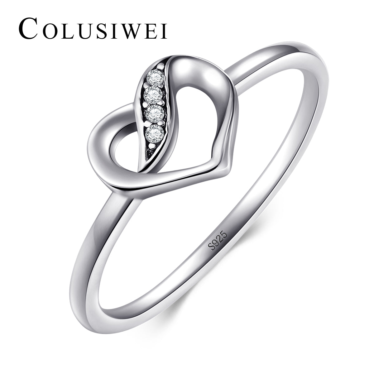 Importé -  Bague Argent en Coeur