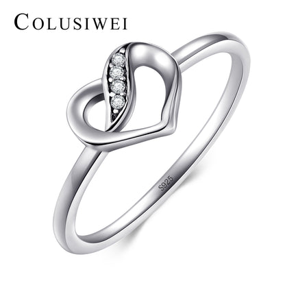 Importé -  Bague Argent en Coeur