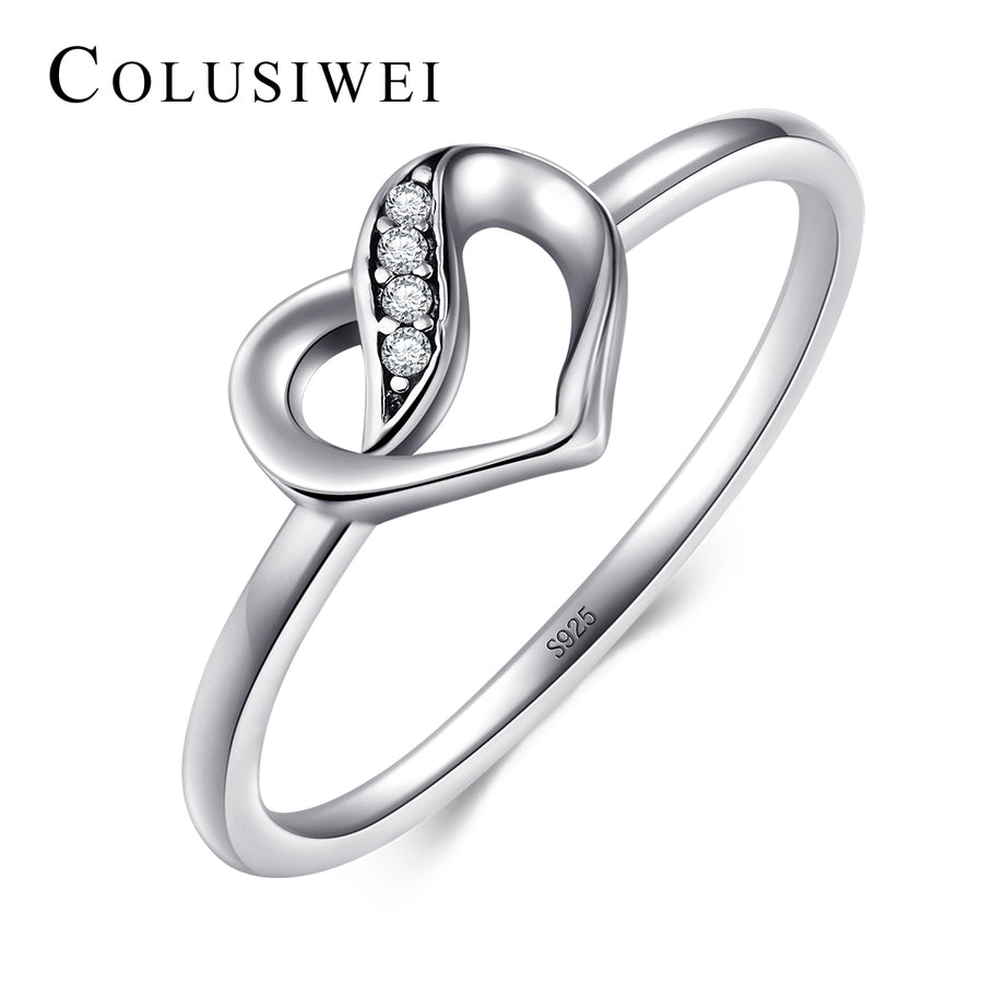 Importé -  Bague Argent en Coeur