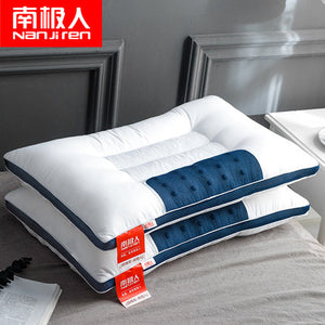 Importé - Lot de 2 Oreillers Cervicaux en Coton pour adulte