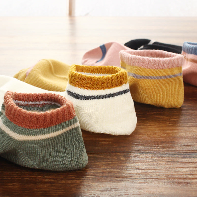 Importé - Lot de 5 Paires de Chaussettes Sport 100% Coton