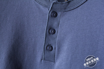 Importé - T-Shirt Homme  Décontractés Manches Courtes Avec Bouton