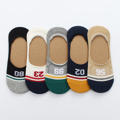 Importé - Lot de 5,7 et 10 Paires de Chaussettes Invisibles En Antidérapantes En Silicone