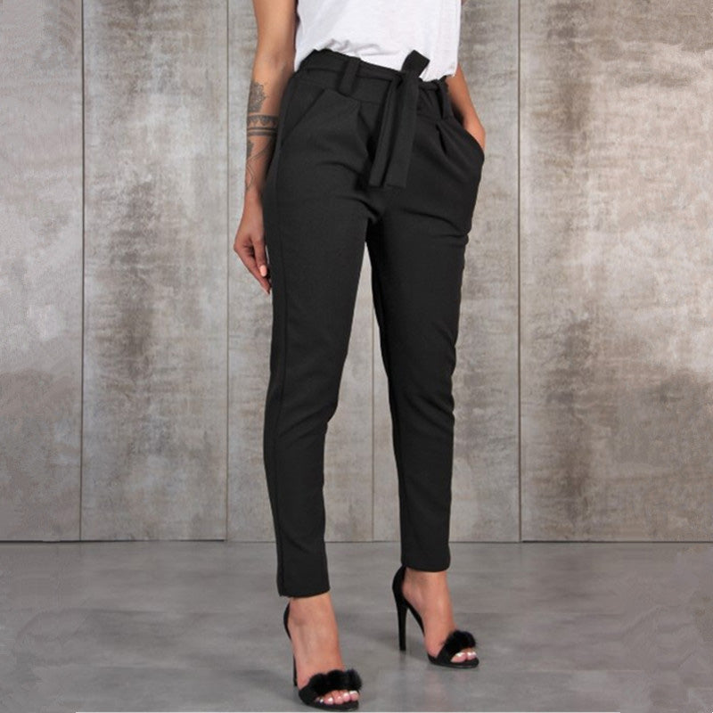 Importé - Pantalon Femme Taille Haute Et Confortable