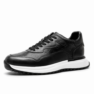 Importé - Chaussure Sport Homme Baskets Rétro En Cuir Verni