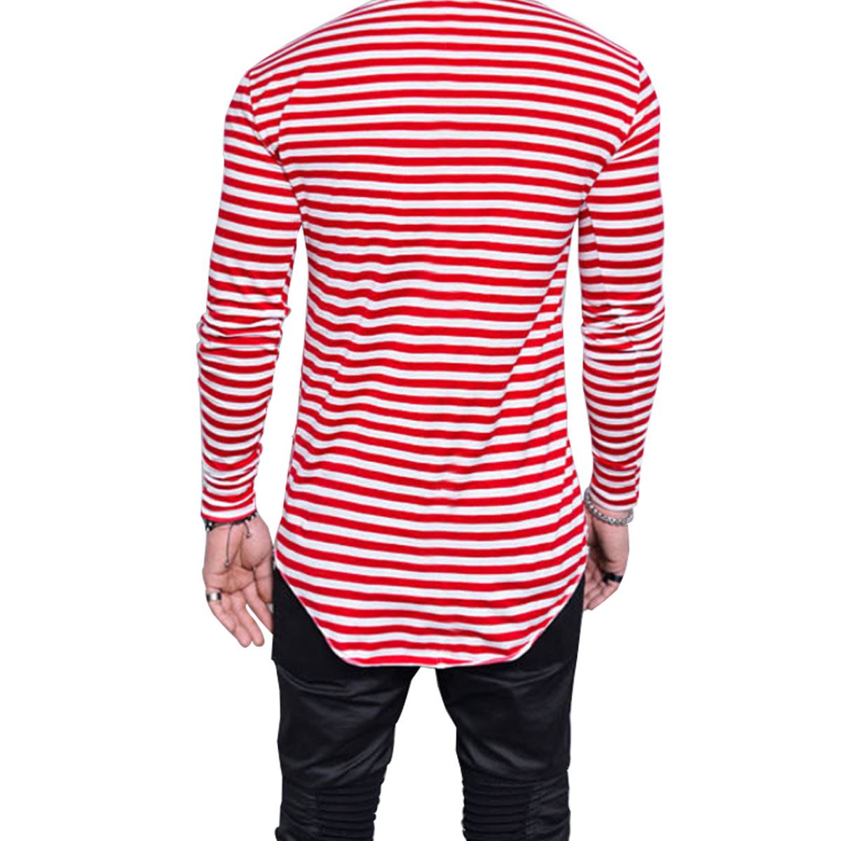 Importé - Polo T-Shirt Homme Leger Manche Longue Col Rond