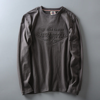 Importé - T-Shirt Homme Slim  Décontractés Manches Longue En Coton