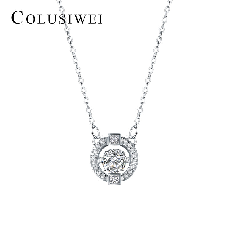 Importé - Collier Argent à Cœur Battant