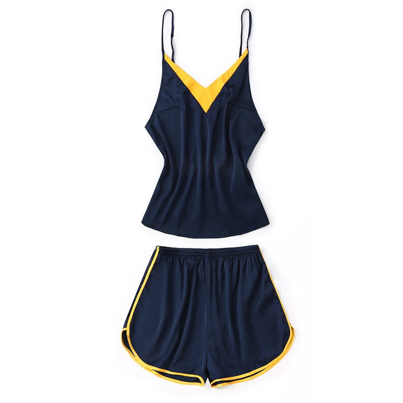 Importe - Ensemble Pyjamas Femmes Sexy 2 Pièces "Haut + Short"