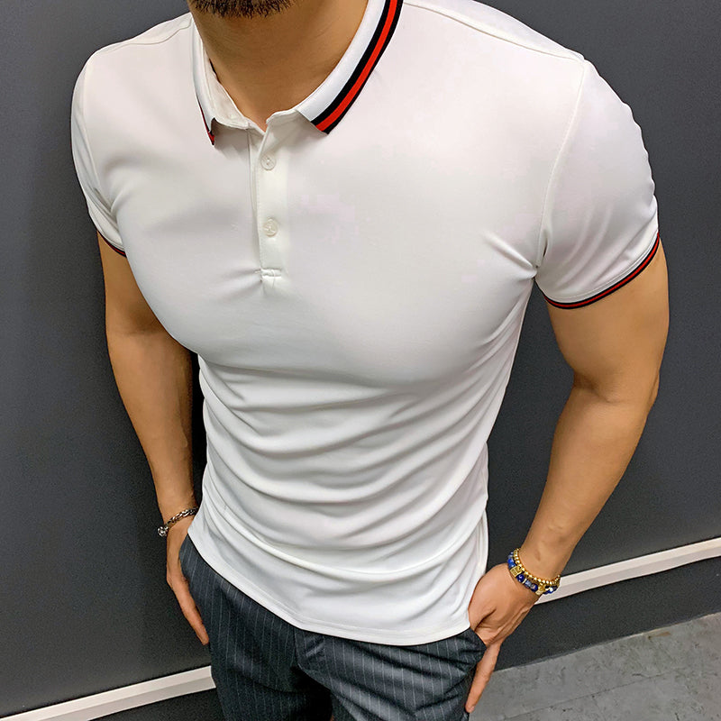 Importé - Polo T-Shirt Slim Fit pour Homme à manches courtes