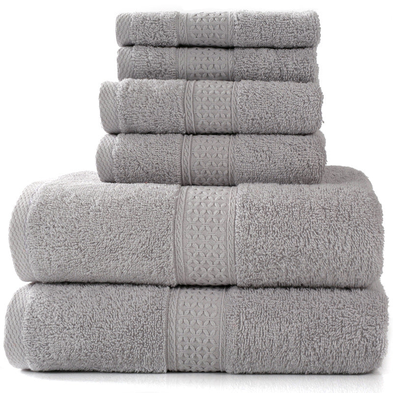 Importé - Ensemble Serviette de bain de Luxe en coton - 6 Pièces