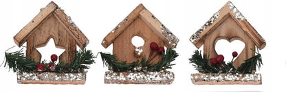 DECO NOEL-MAISON A SUSPENDRE-9X2X1CM
