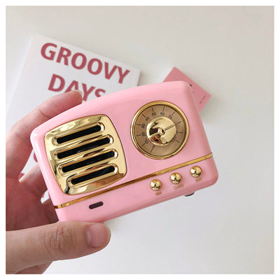 Importé - Enceinte bluetooth Vintage stéréo haut-parleur usb