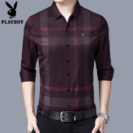 Importé - Chemise Homme Playboy à manches longues