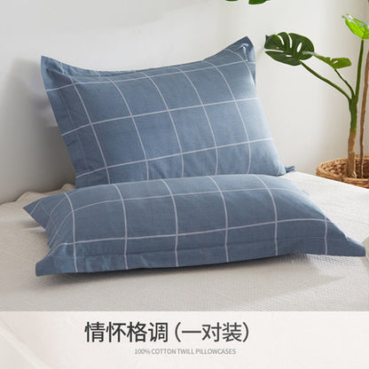 Importé - Paire de Taie d'oreiller 100% Coton Antarctique