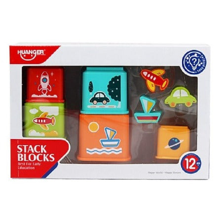 Jeu Stack Blocks Blocs Empilables+12mois