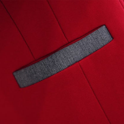 Importé - Veste Blazer Coupe Slim Un Bouton Pour Femmes