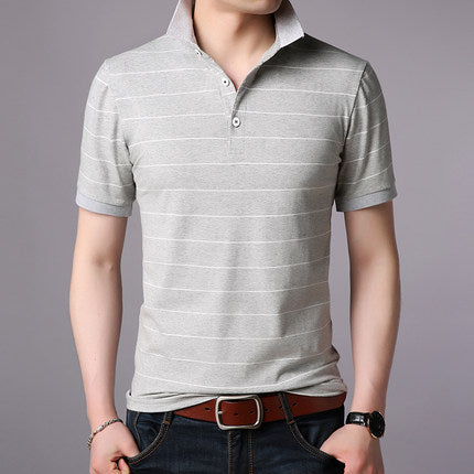 Importé - T-shirt Polo en coton doux pour hommes