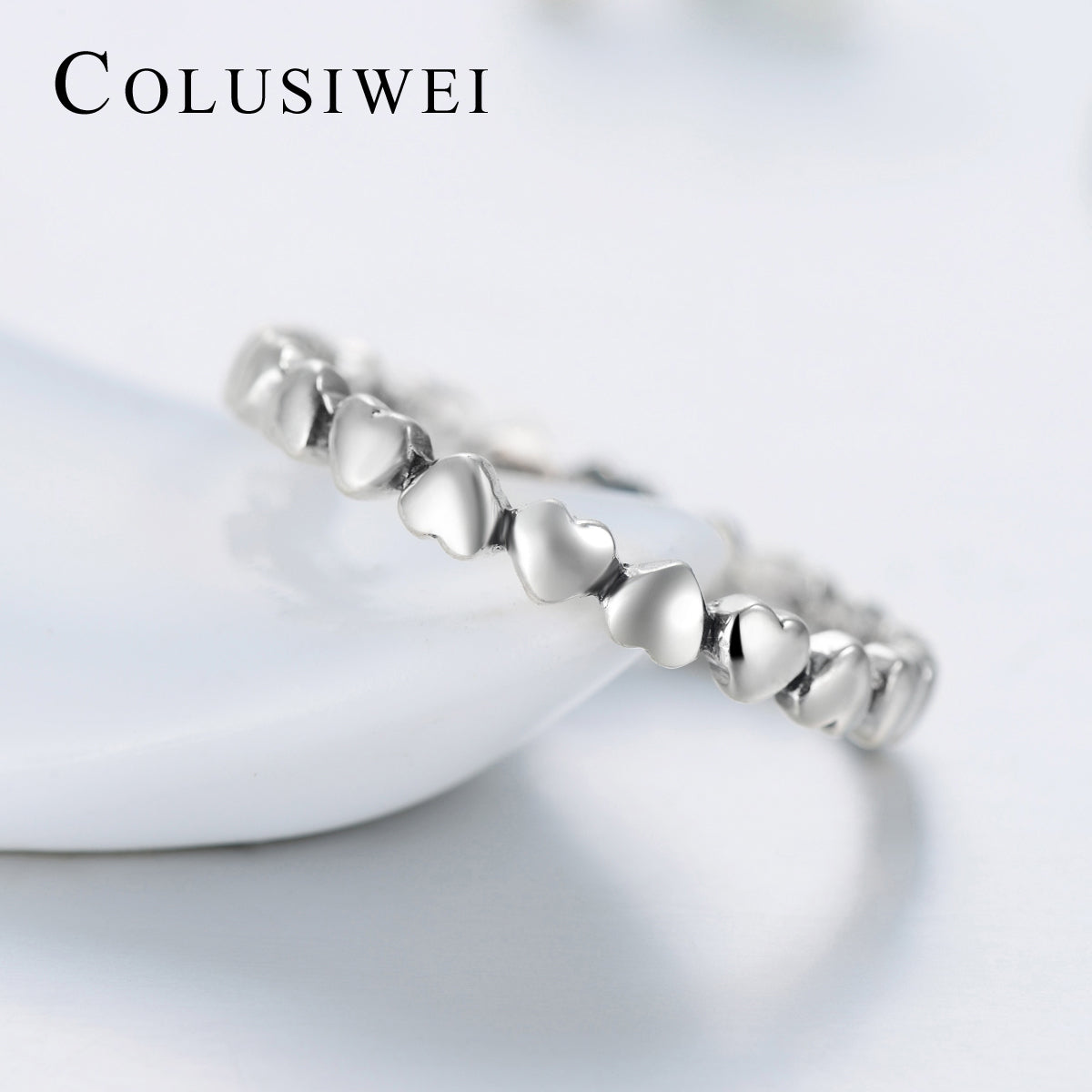 Importé - Bague de Fiançailles en cœur