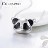Importé - Collier Panda Noir et Blanc