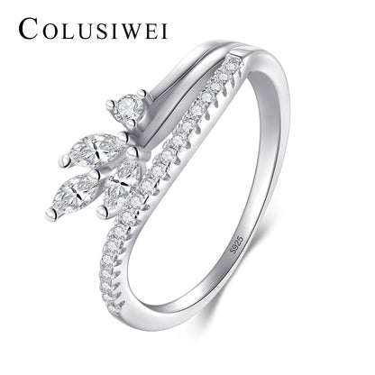 Importé - Bague Motif en  Feuille