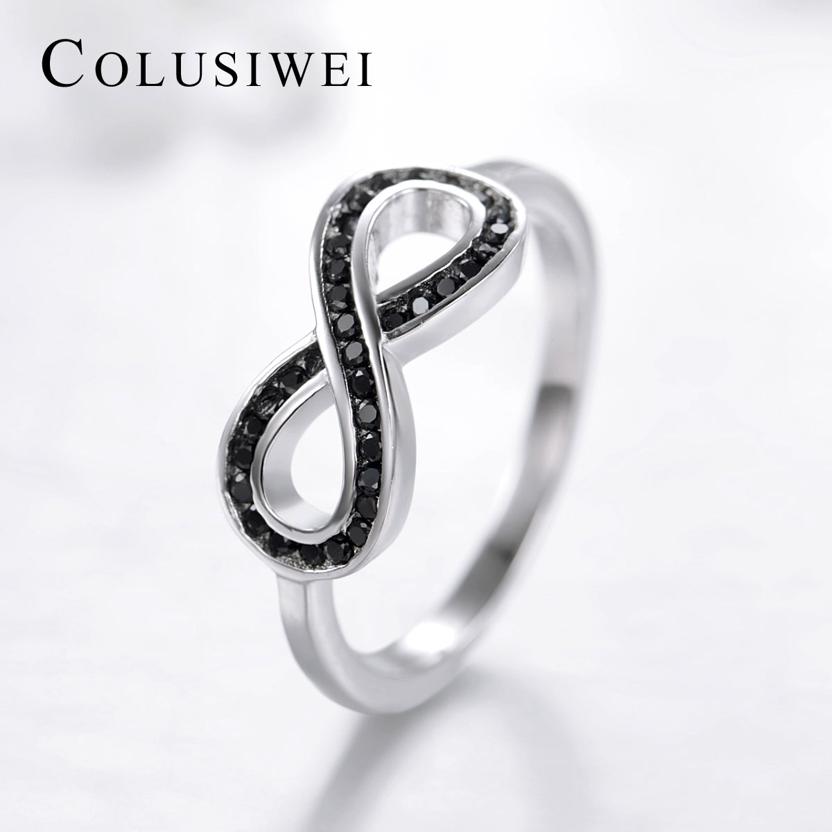 Importé -  Bague de Mariage Motif Huit