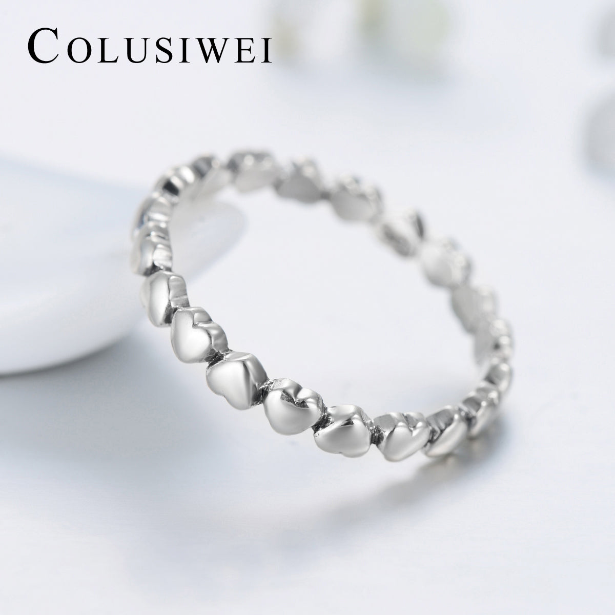 Importé - Bague de Fiançailles en cœur