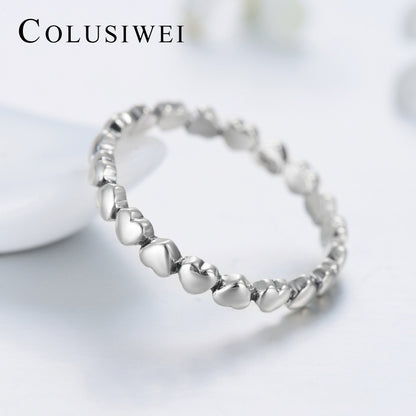 Importé - Bague de Fiançailles en cœur