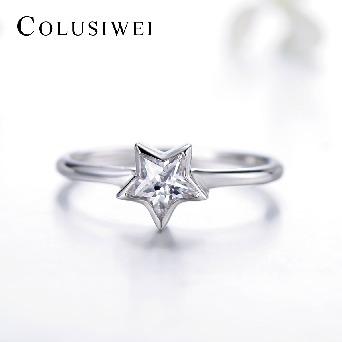 Importé - Bague de Mariage en Etoile