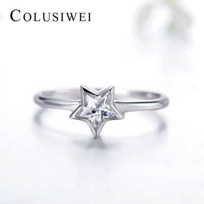 Importé - Bague de Mariage en Etoile
