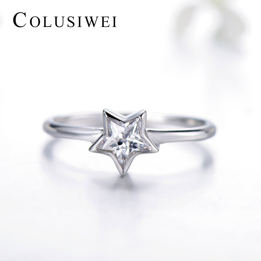 Importé - Bague de Mariage en Etoile