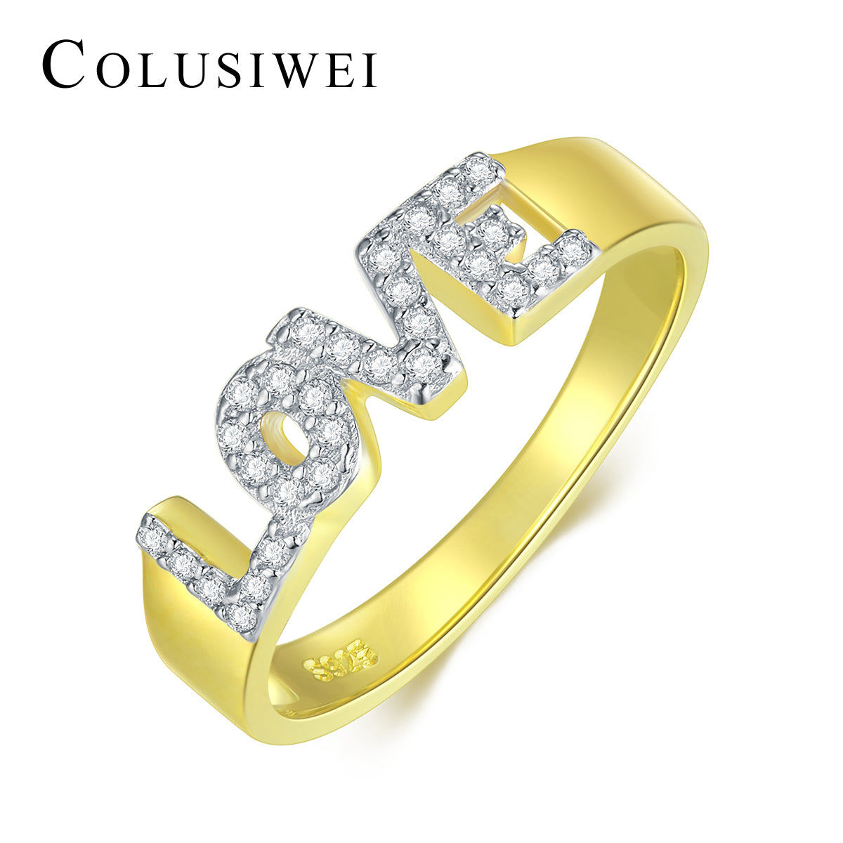 Importé -  Bague d'Amour en Argent