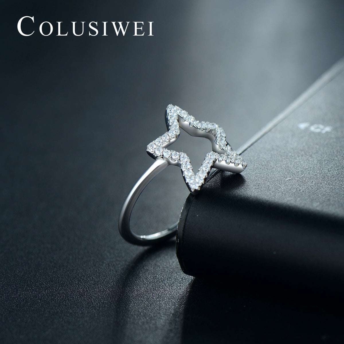 Importé -  Bague Argent  en Etoile
