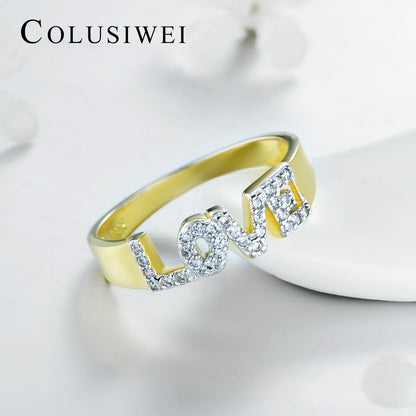 Importé -  Bague d'Amour en Argent