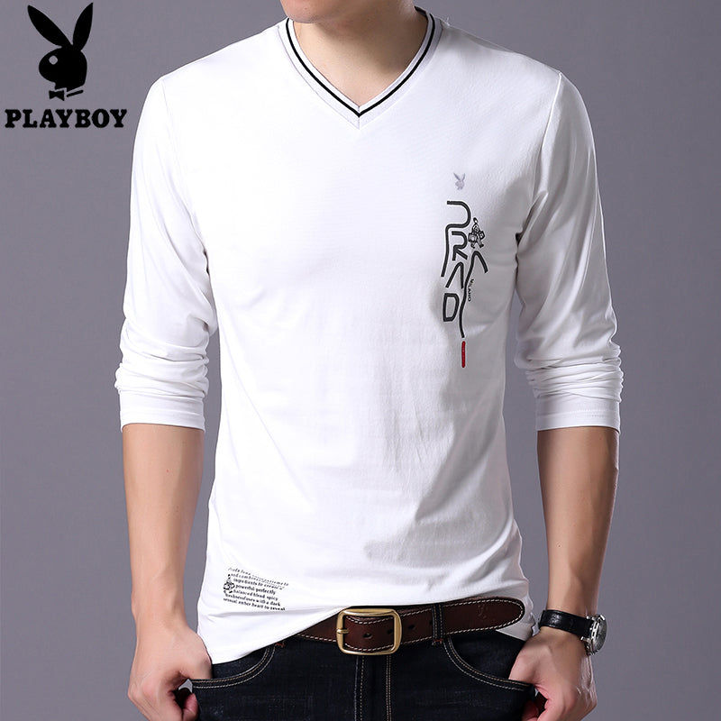 Importé - Polo T-Shirt Homme PlayBoy à Manches Longues