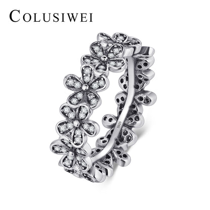 Importé - Bague Argent en Fleur