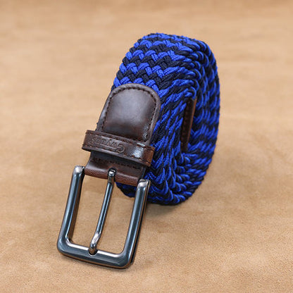 Importé - Ceinture Homme Sport en Toile Elastique Tissé à Boucle Metal