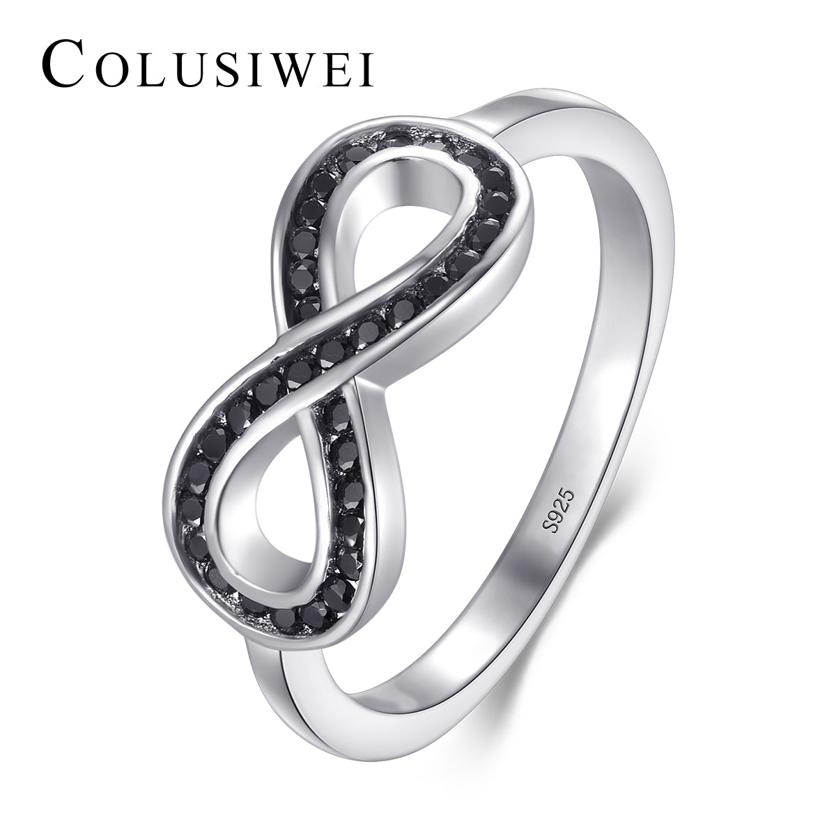 Importé -  Bague de Mariage Motif Huit