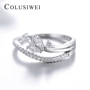 Importé - Bague Motif en  Feuille